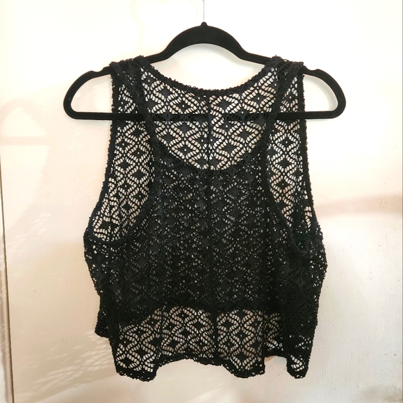 Miken Tops - Miken Swim Top Black Extra Large